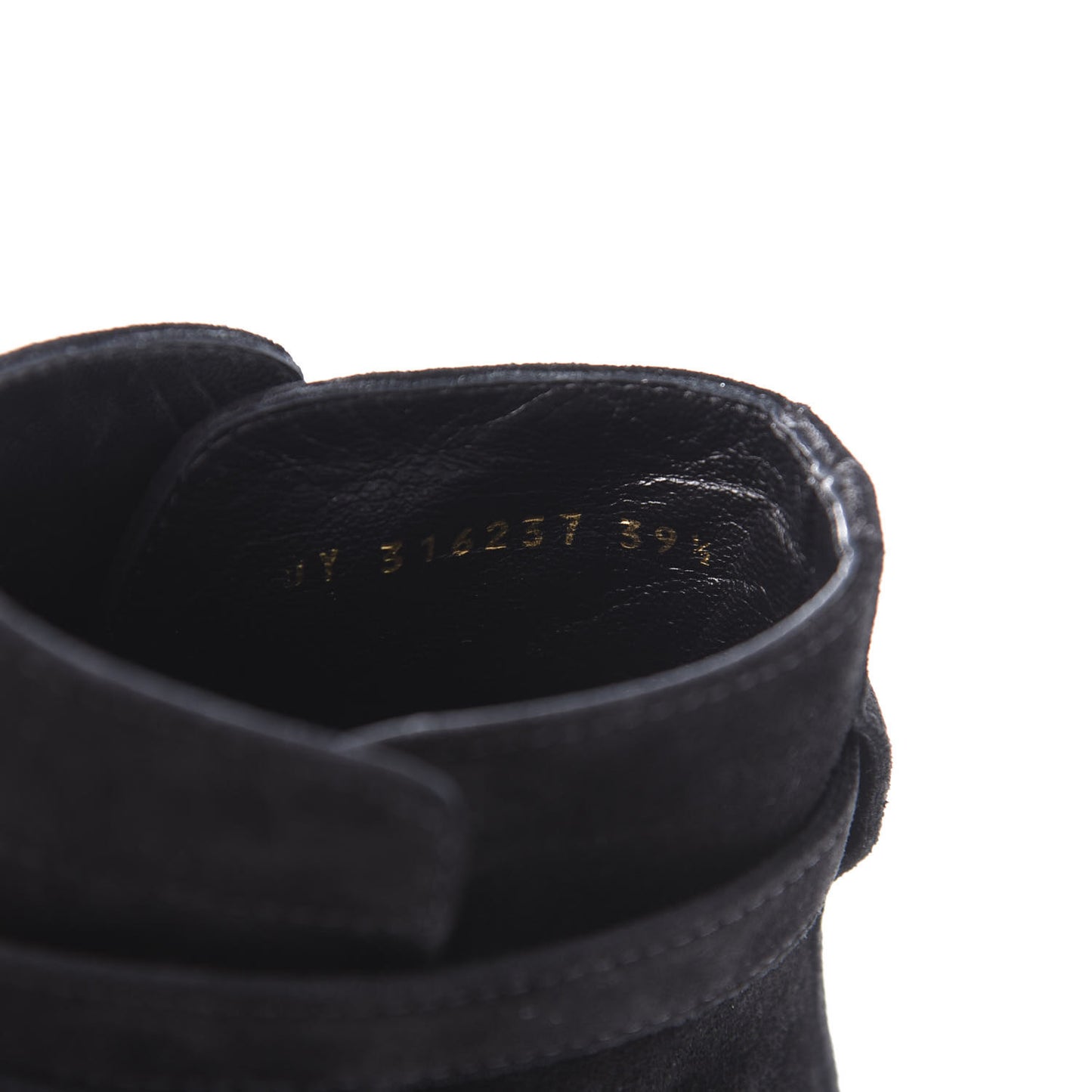 Suede Jodhpur Calfskin Blake Ankle Boots 39.5 Black
