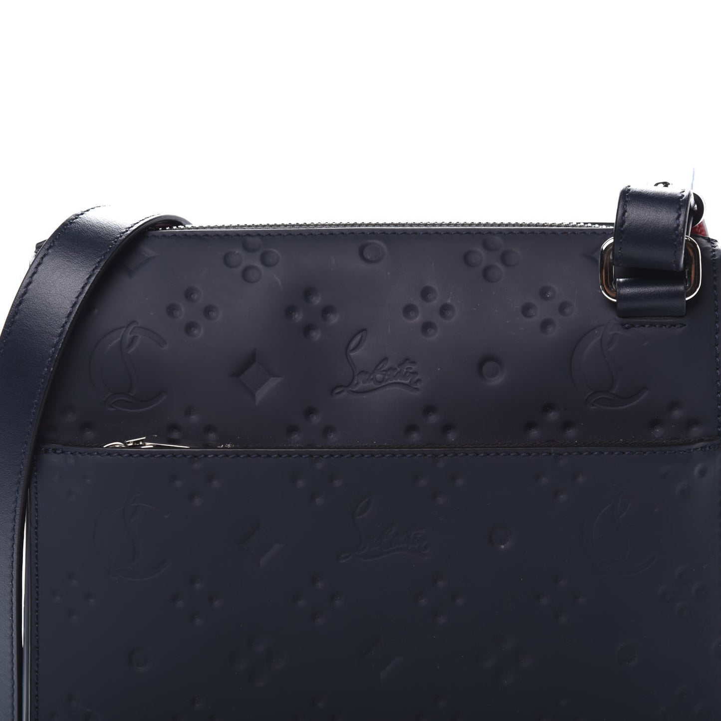 Calfskin Bench Medium Reporter Navy