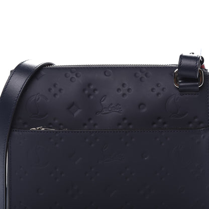 Christian Louboutin Calfskin Bench Medium Reporter Navy 9 of 9