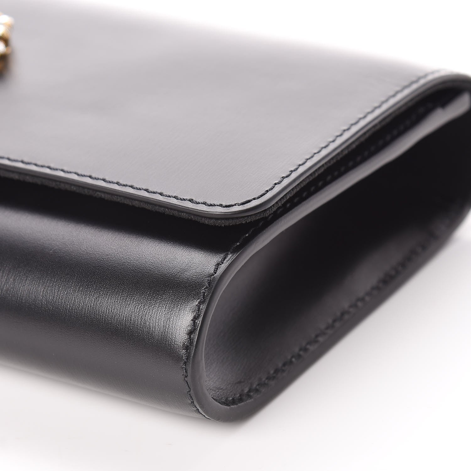 Louis Vuitton Calfskin Swarovski Louise EW Clutch Black 8 of 8