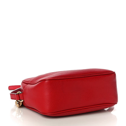 Gucci Pebbled Calfskin Small Soho Disco Bag Tabasco Red 4 of 24