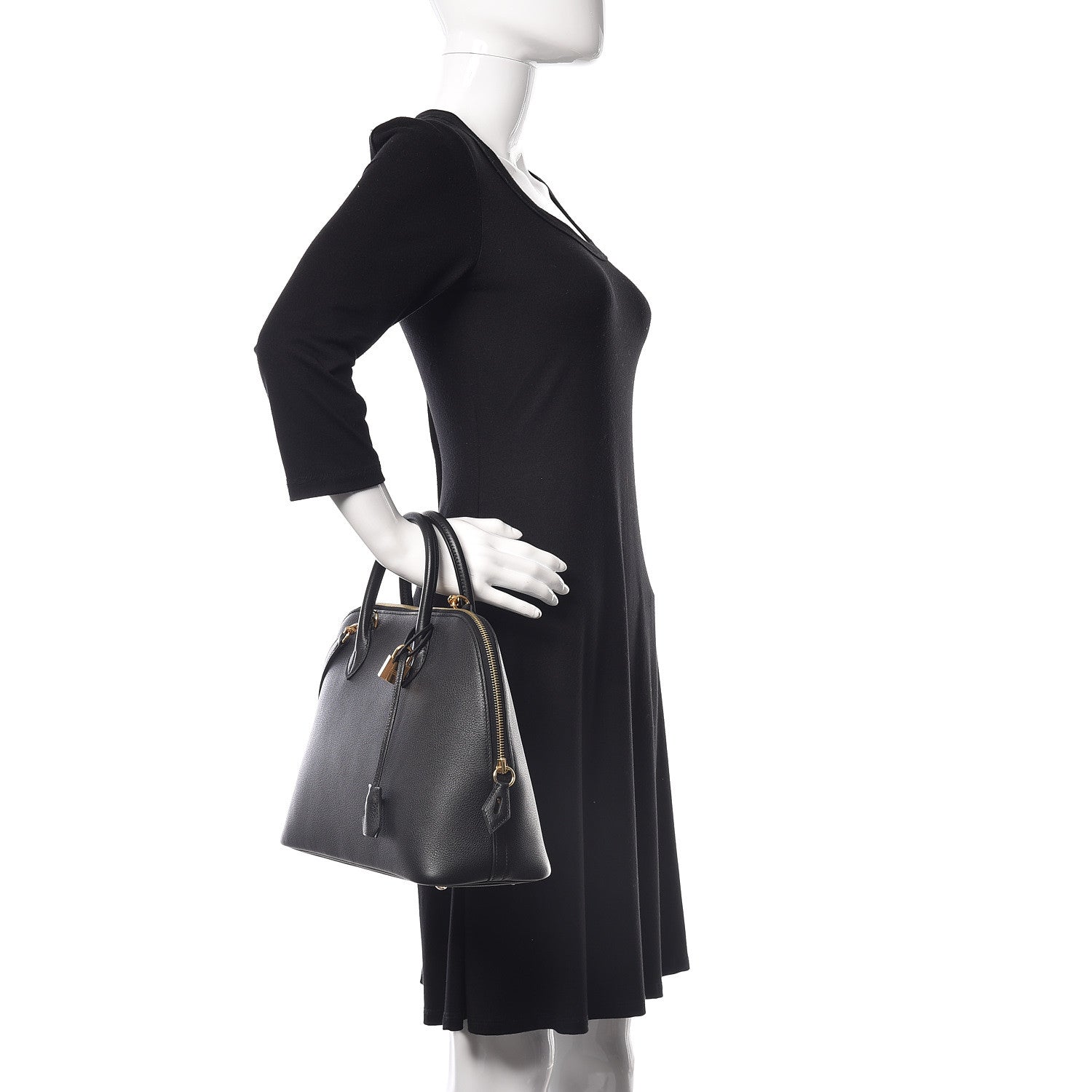 Hermes Taurillon Novillo 1923 Bolide 30 Black 3 of 11