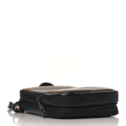 Louis Vuitton X NIGO Giant Damier Ebene Tortoise Double Phone Pouch 4 of 8