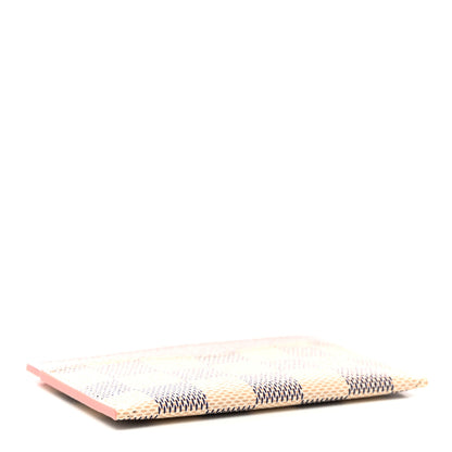 Louis Vuitton Damier Azur Daily Card Holder Rose Ballerine 4 of 8