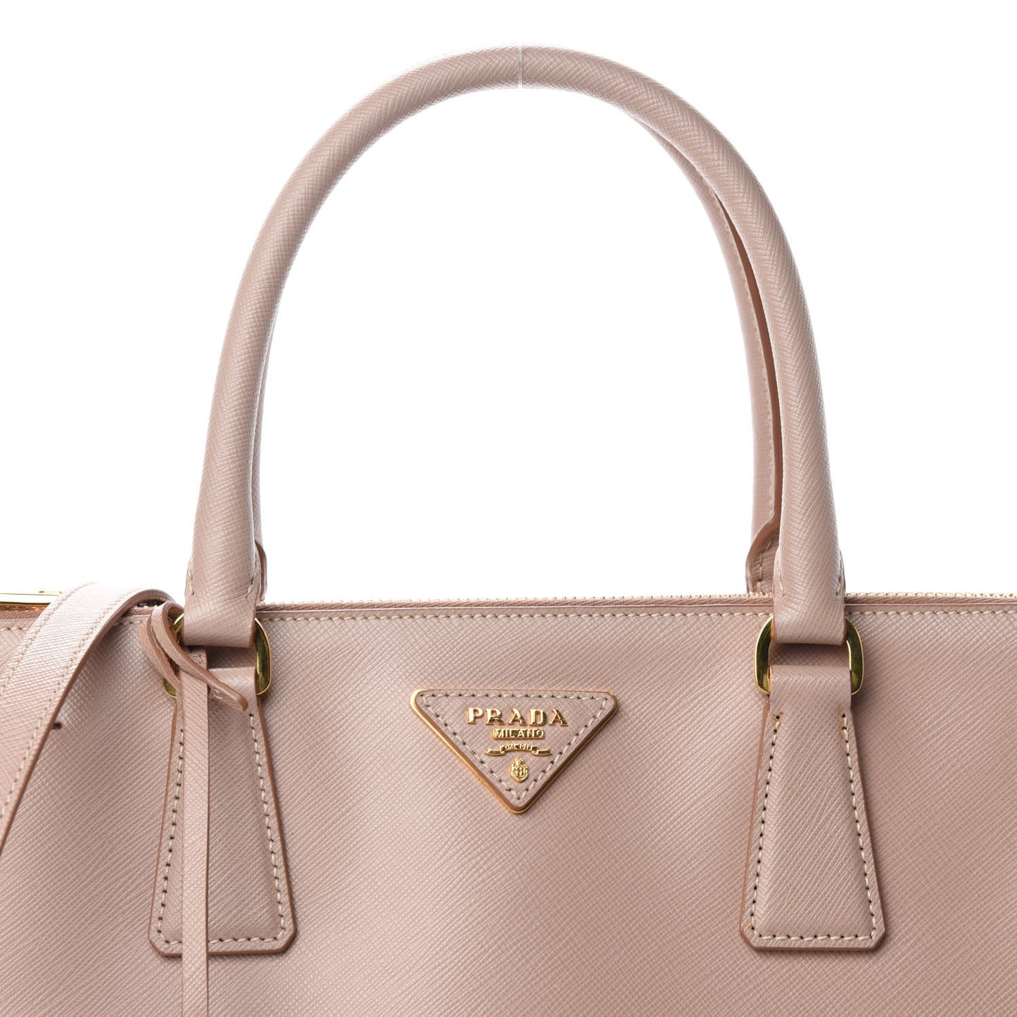 Saffiano Medium Galleria Double Zip Tote Cammeo