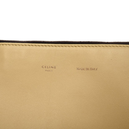 Celine Lambskin Soft Trio Zipped Bag Vanilla 7 of 8