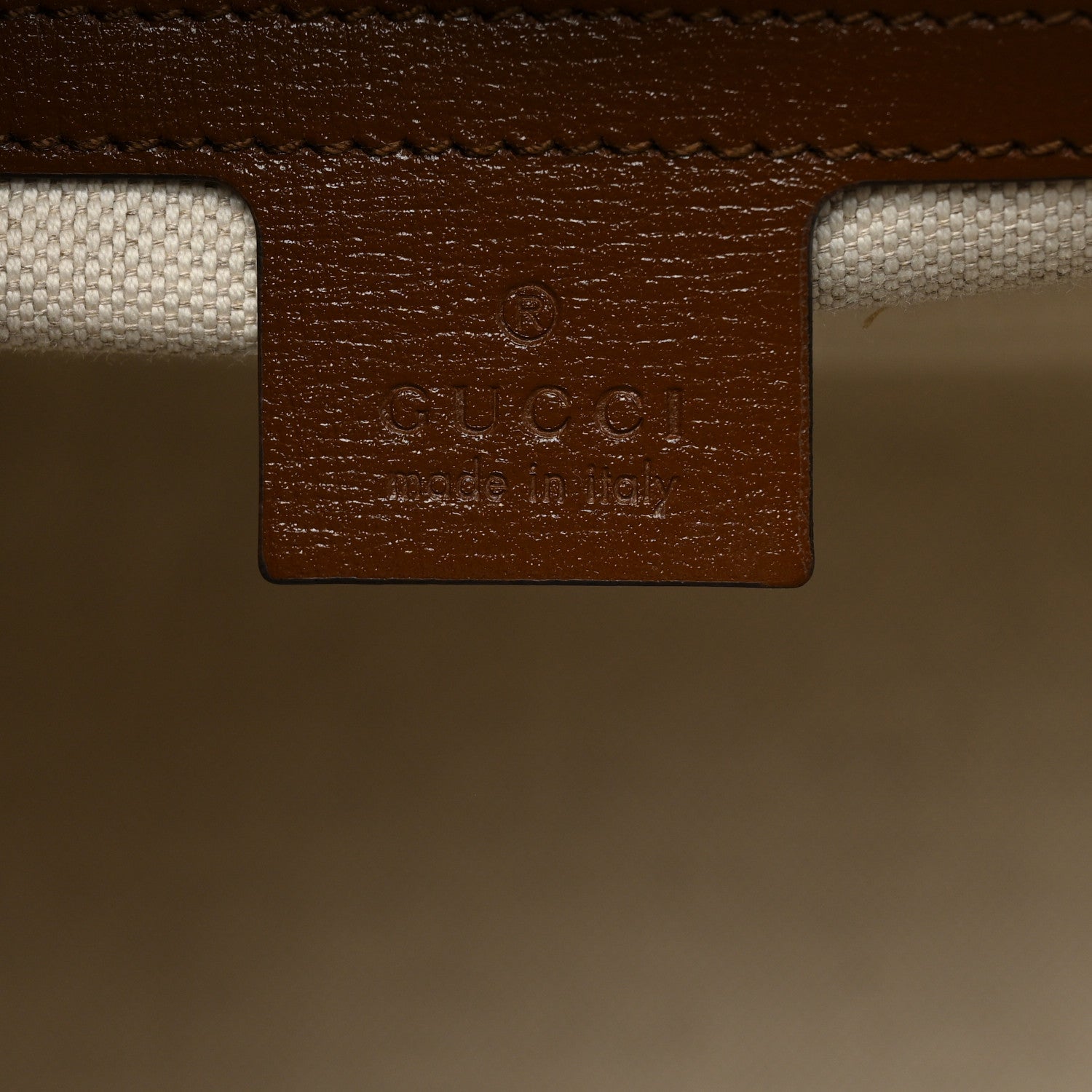 Gucci GG Supreme Monogram Azalea Calfskin Small Retro Interlocking G Tote Bag Beige Ebony Brown Sugar 6 of 8