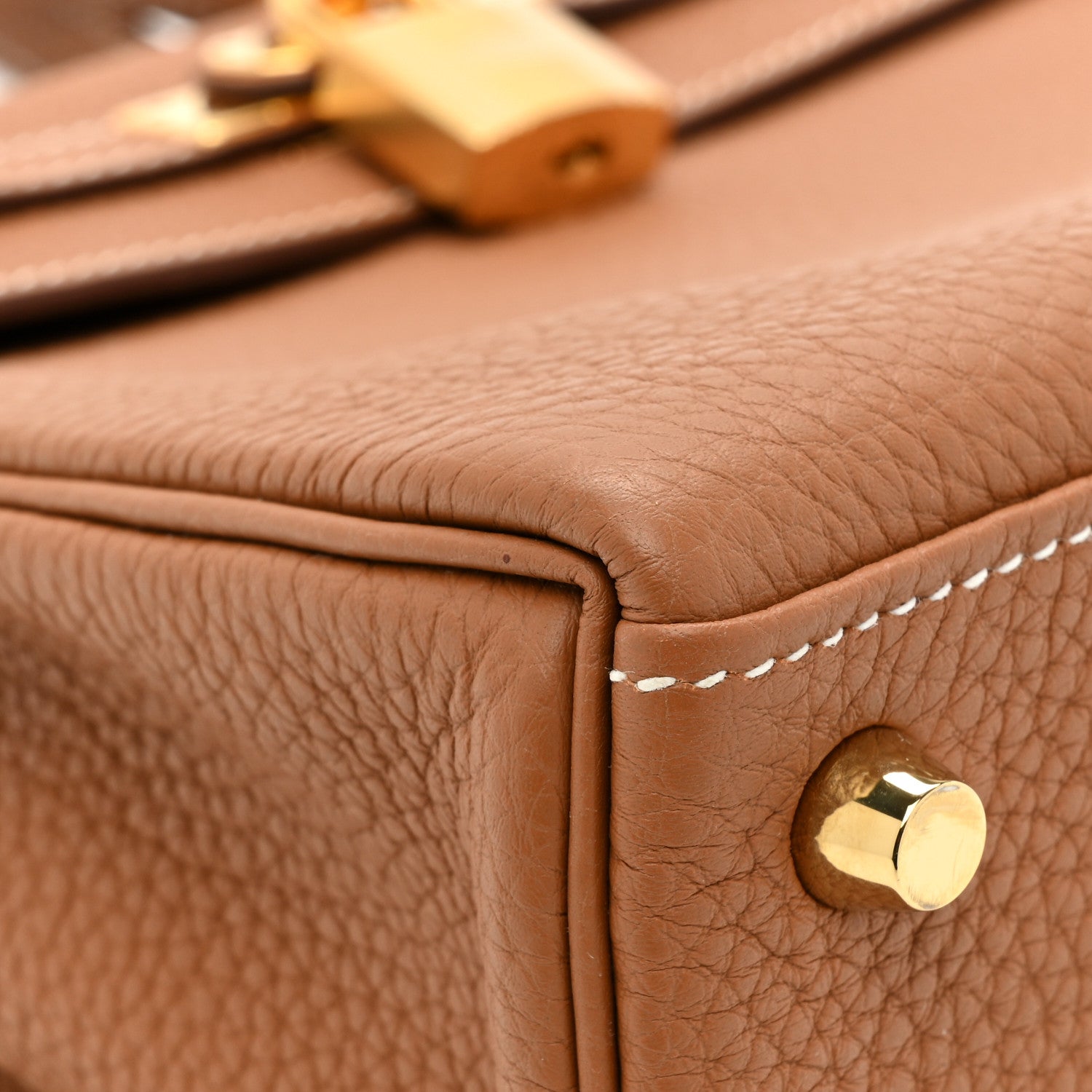 Hermes Togo Kelly Retourne 25 Gold 9 of 12
