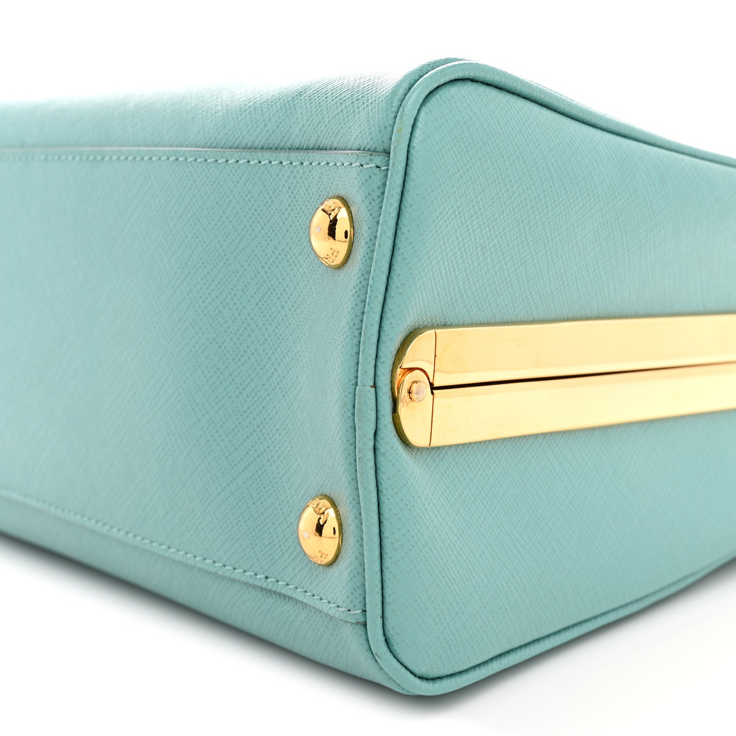 Prada Saffiano Lux Pyramid Bag Anice 9 of 11