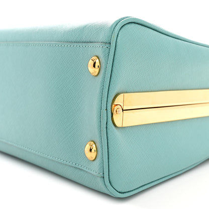 Prada Saffiano Lux Pyramid Bag Anice 9 of 11