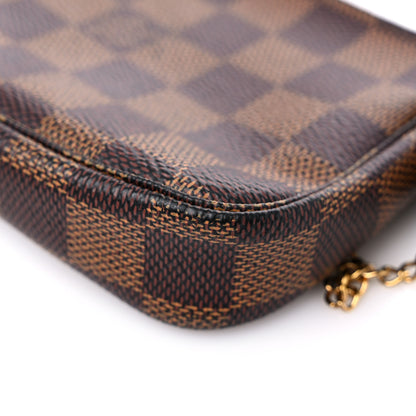 Louis Vuitton Damier Ebene Mini Pochette Accessories 8 of 13
