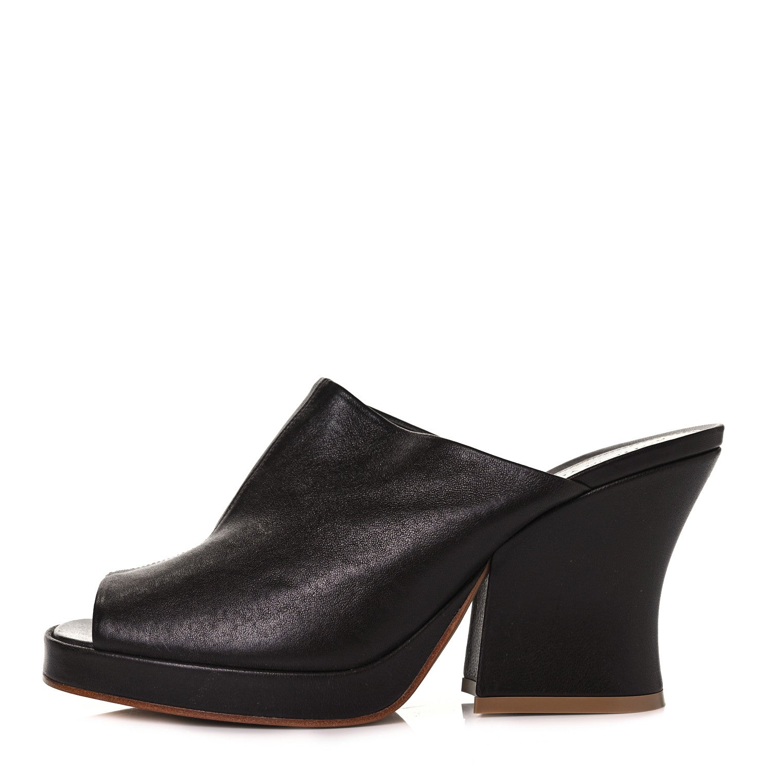 Bottega Veneta Nappa Stack Mule Sandals 39 Fondente 1 of 7