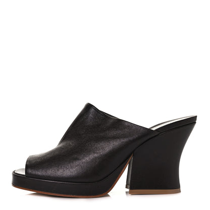 Bottega Veneta Nappa Stack Mule Sandals 39 Fondente 1 of 7
