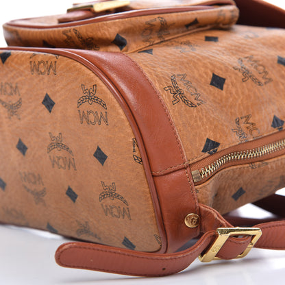 MCM Visetos Drawstring Backpack Cognac 7 of 11