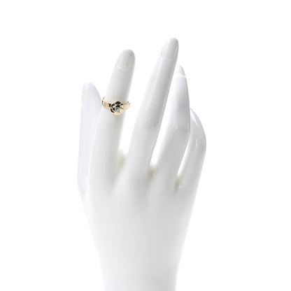 Chanel 18K Yellow Gold Diamond Camellia Ring 47 4 2 of 6