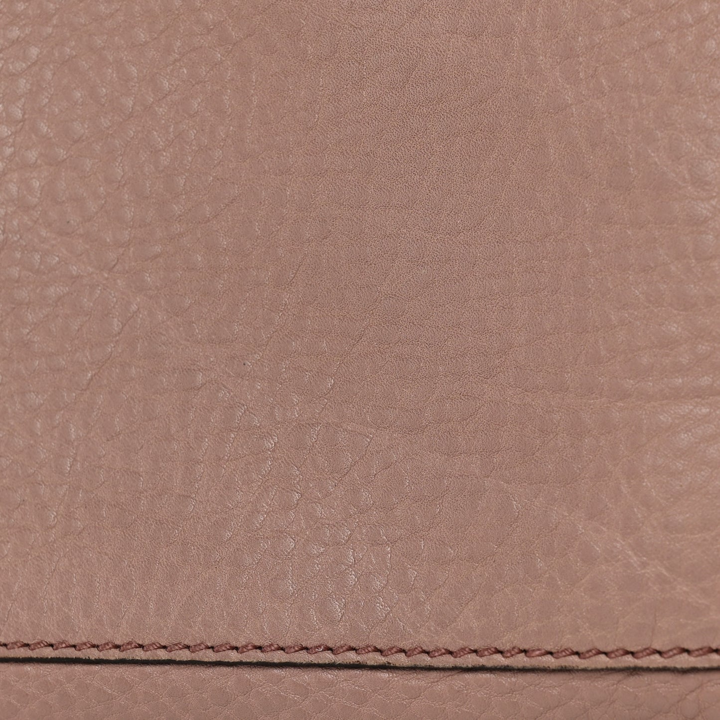 Pebbled Calfskin Medium Soho Chain Shoulder Bag Antique Rose