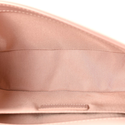 Chanel Calfskin Chevron Tweed Medium Boy Flap Pink 5 of 10