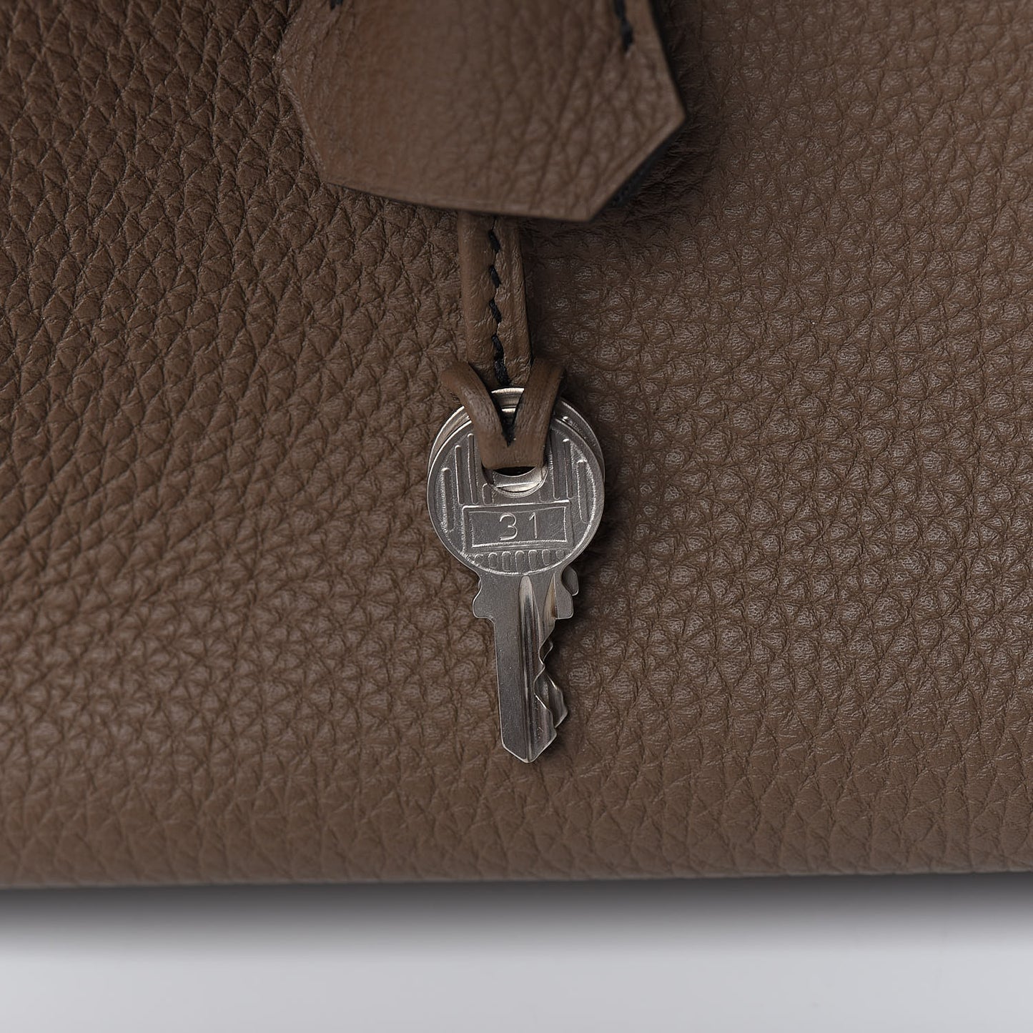 Togo Horseshoe Birkin 30 Black Etoupe