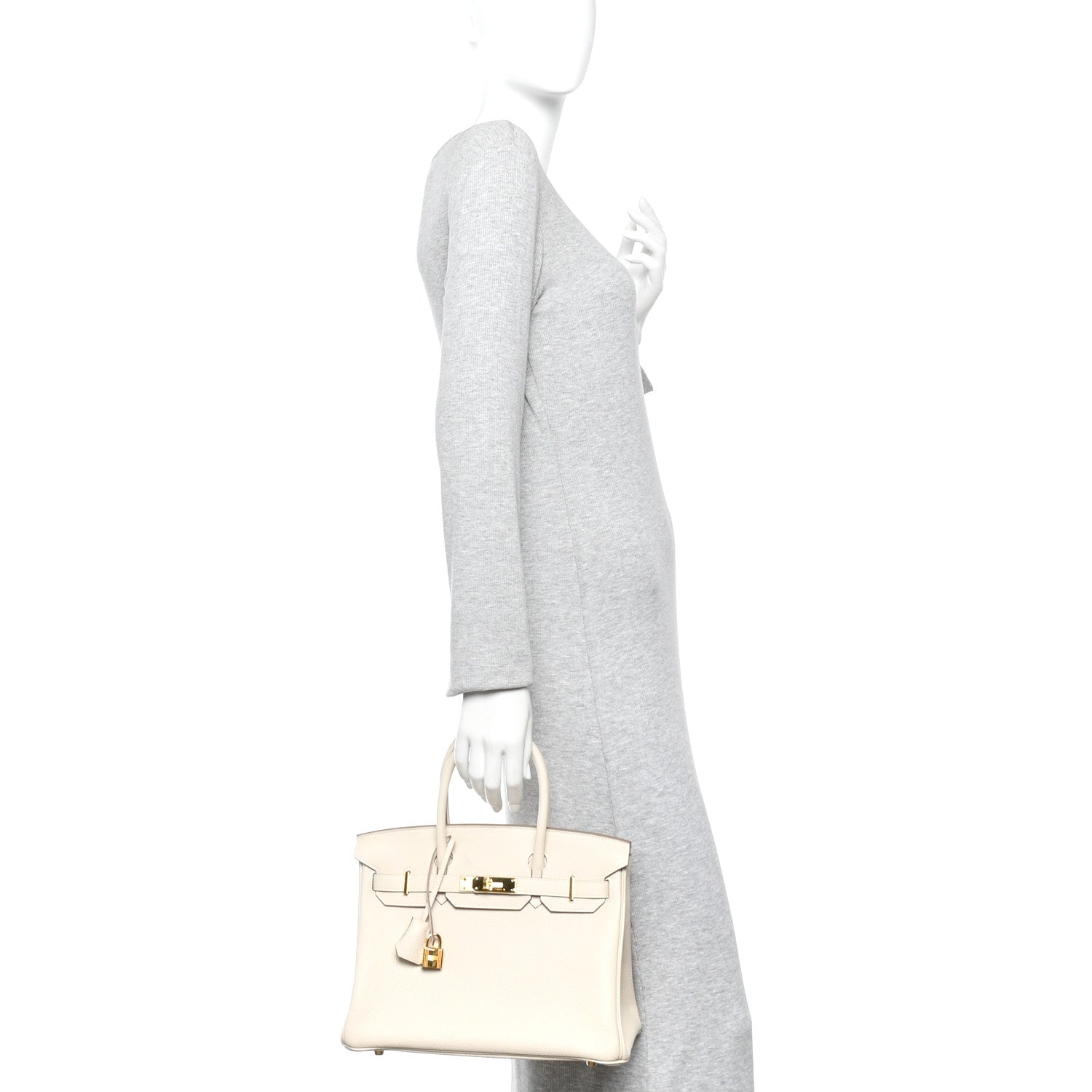 Hermes Togo Birkin 30 Craie 2 of 11