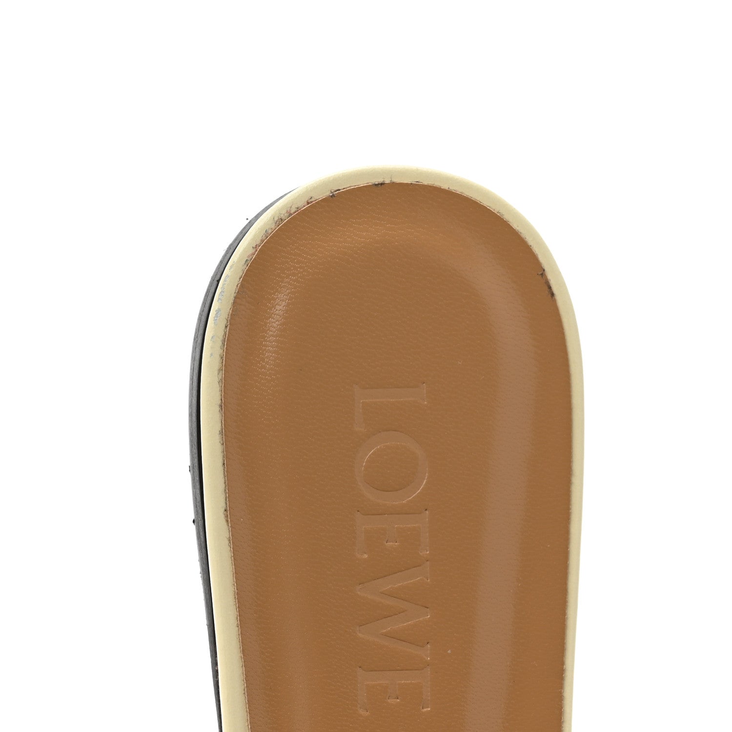 Loewe Calfskin Gate Mule Sandals 37 Milk 13 of 14