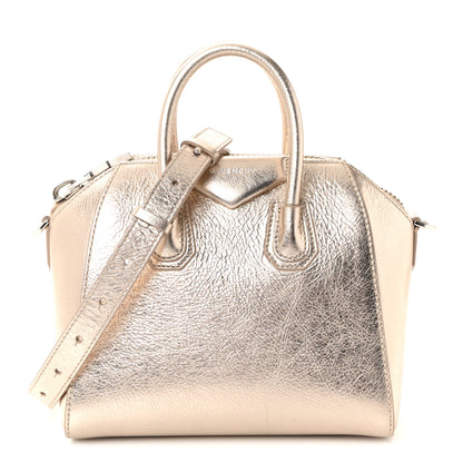 Givenchy Laminated Lambskin Mini Antigona Gold 1 of 9