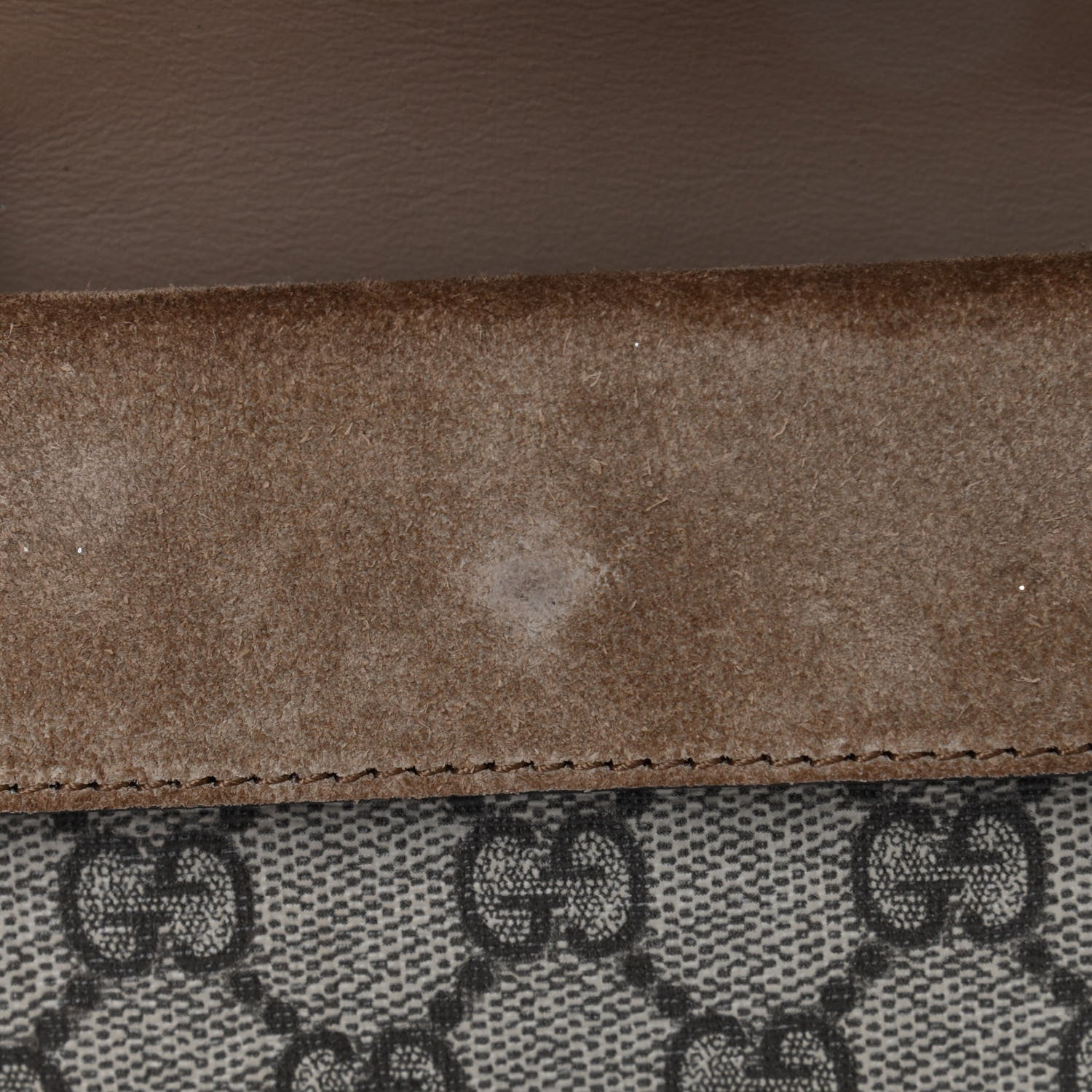 Gucci GG Supreme Monogram Super Mini Dionysus Shoulder Bag Taupe 5 of 6