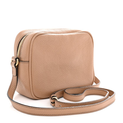 Gucci Pebbled Calfskin Small Soho Disco Bag Camelia 3 of 14