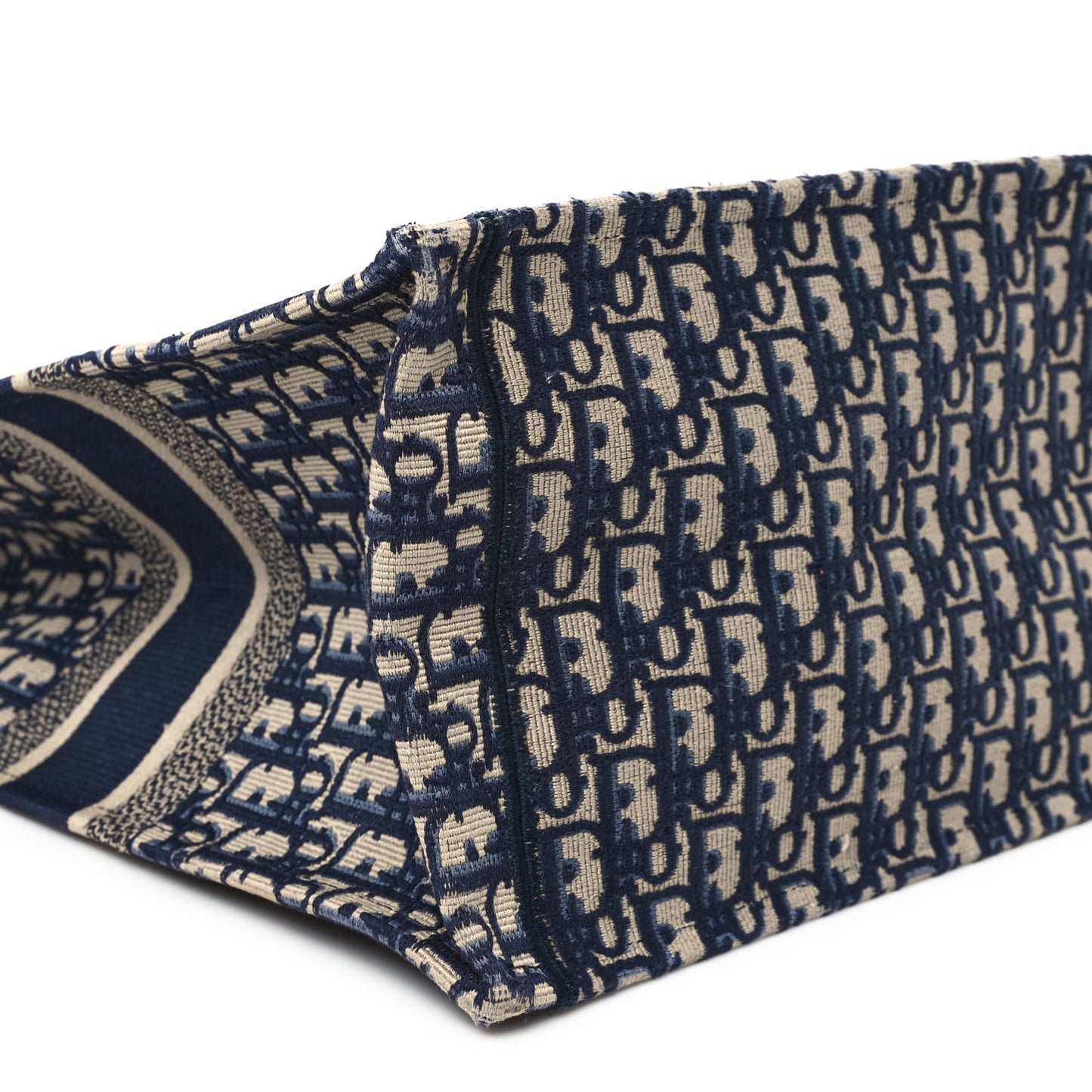 Oblique Large Book Tote Blue Multicolor