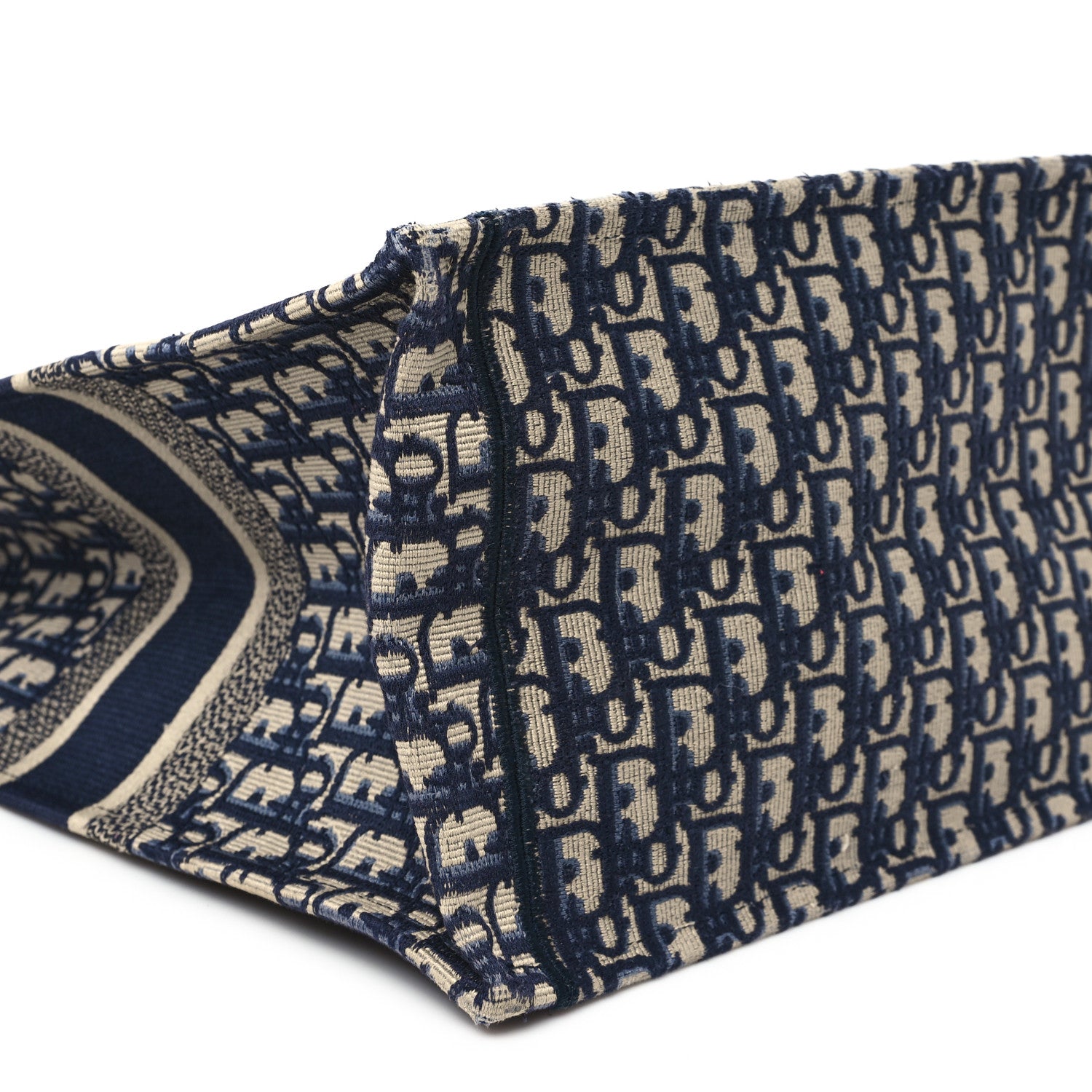 Christian Dior Oblique Large Book Tote Blue Multicolor 9 of 13