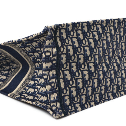 Christian Dior Oblique Large Book Tote Blue Multicolor 9 of 13