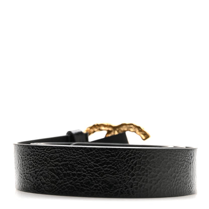 Chanel Glazed Calfskin CC Belt 90 36 Black 2 of 6