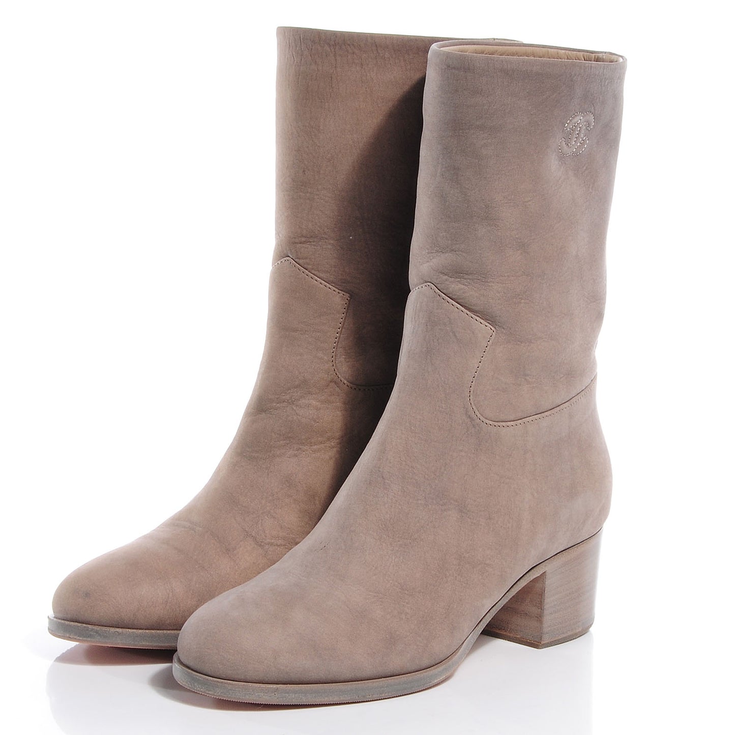 Nubuck CC Short Boots Grey 37
