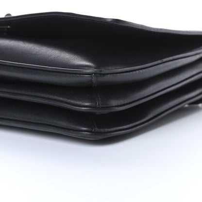 Prada Soft Calf Chain Shoulder Bag Black 13 of 23
