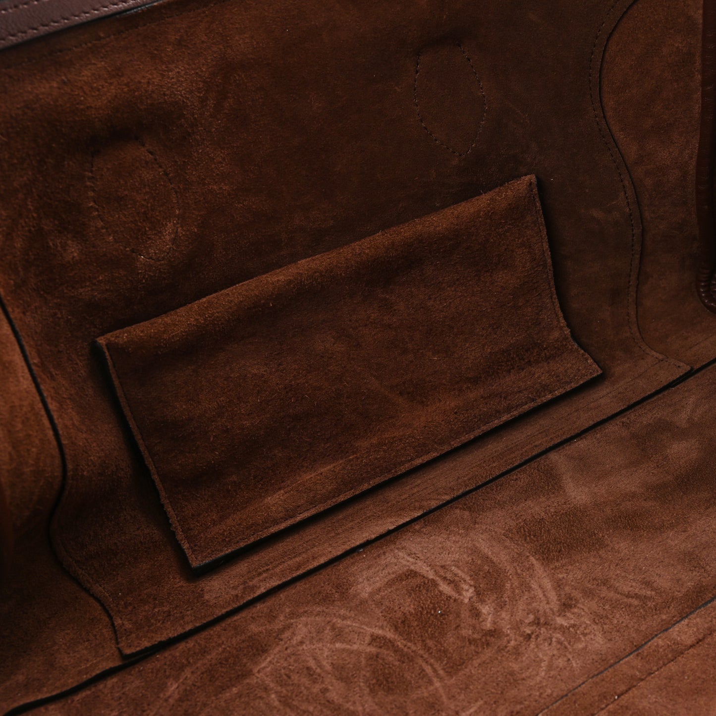 Supple Shiny Lambskin Medium New Luggage Brick