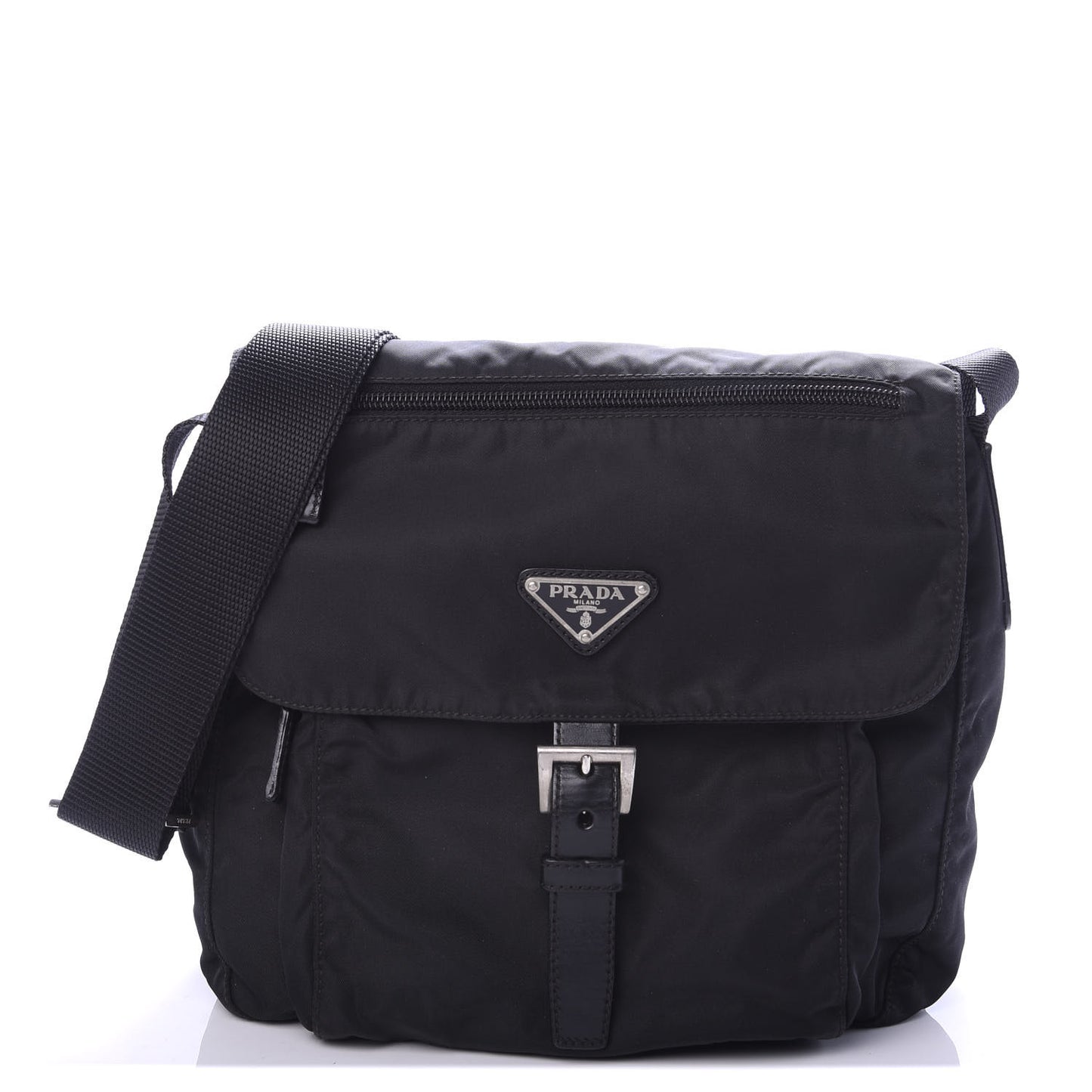 Nylon Vela Messenger Black