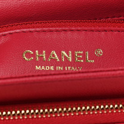 Chanel Caviar Quilted Medium Business Affinity Flap Red 6 of 9