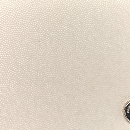 Saint Laurent Grain De Poudre Small Monogram Kate Satchel Icy White 15 of 27