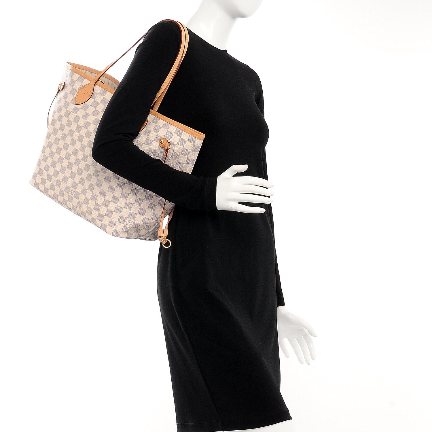 Louis Vuitton Damier Azur Neo Neverfull MM 2 of 9