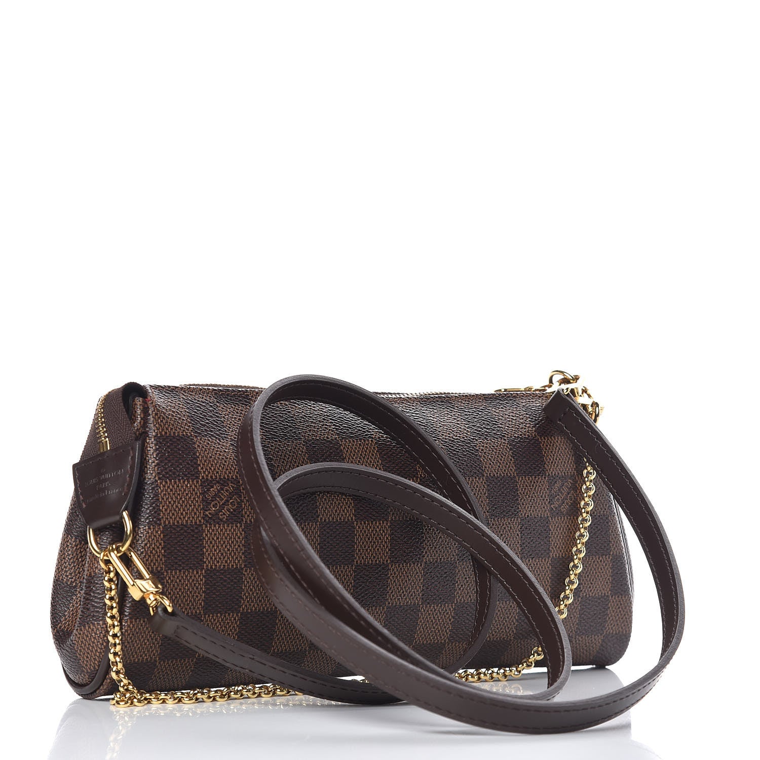Louis Vuitton Damier Ebene Eva Clutch 3 of 9