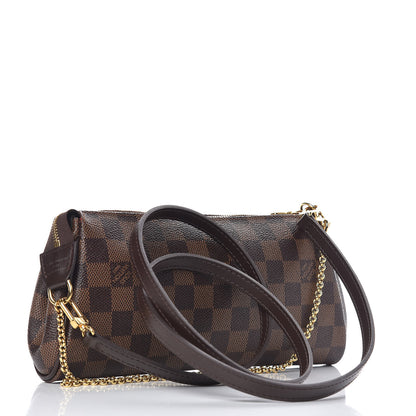 Louis Vuitton Damier Ebene Eva Clutch 3 of 9