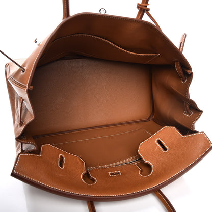 Hermes Natural Barenia Faubourg Birkin 35 Fauve 5 of 38