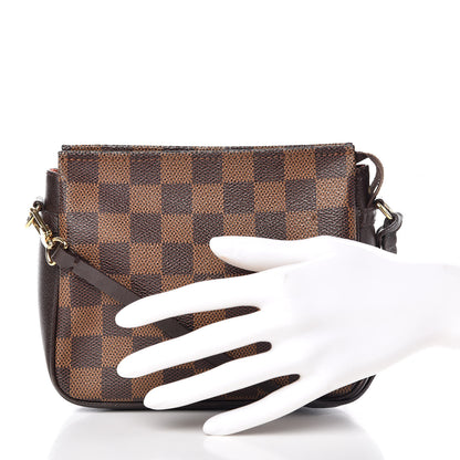 Louis Vuitton Damier Ebene Trousse Make Up Bag Pochette 2 of 17