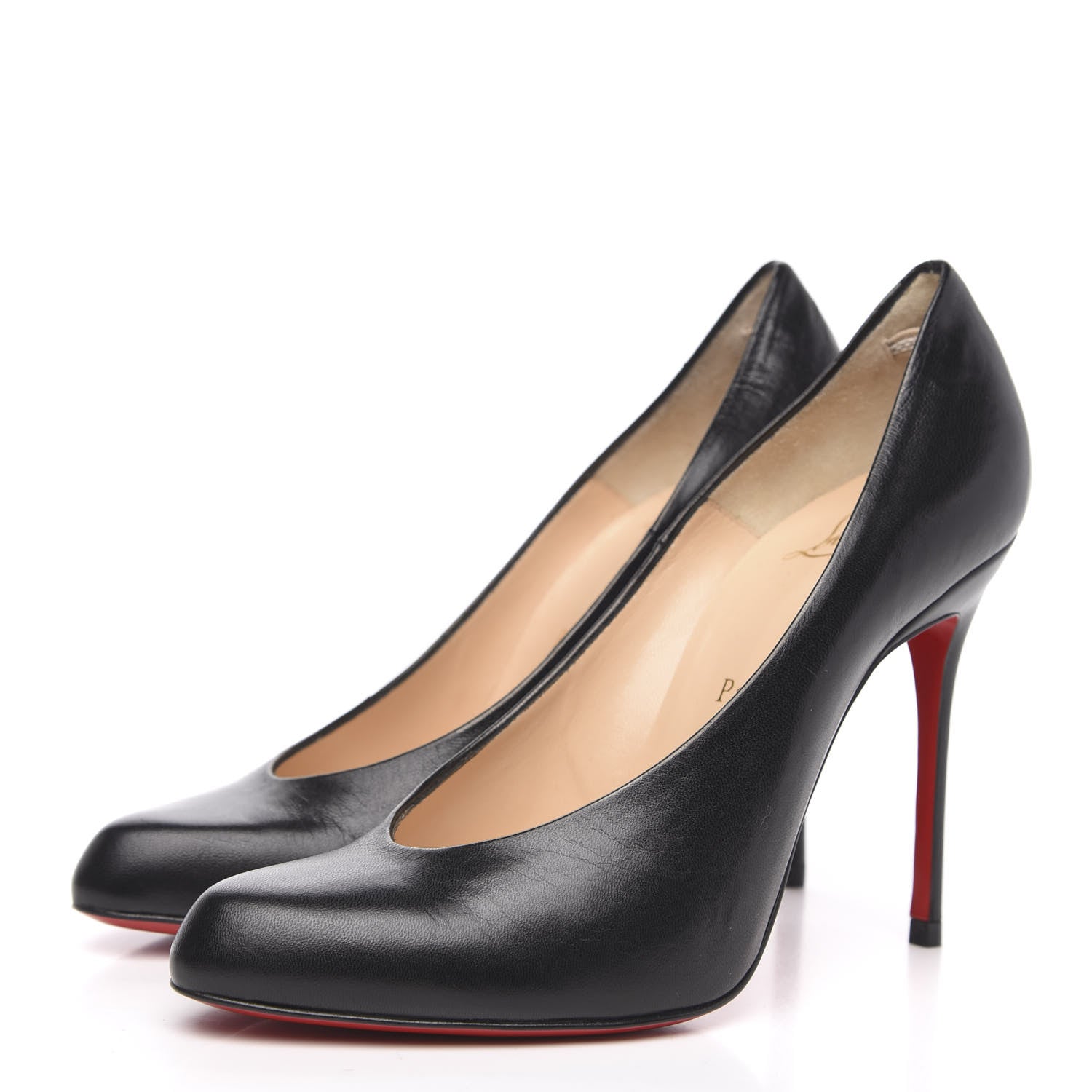 Christian Louboutin Shiny Nappa 100 Pumps 36 Black 3 of 10