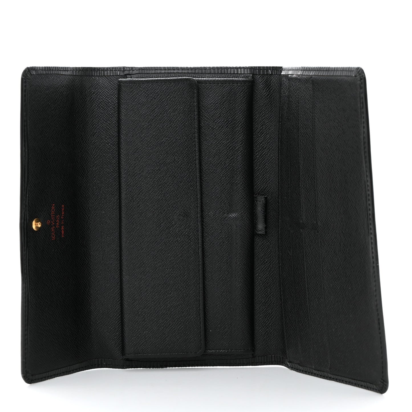 Epi Porte Tresor International Wallet Black
