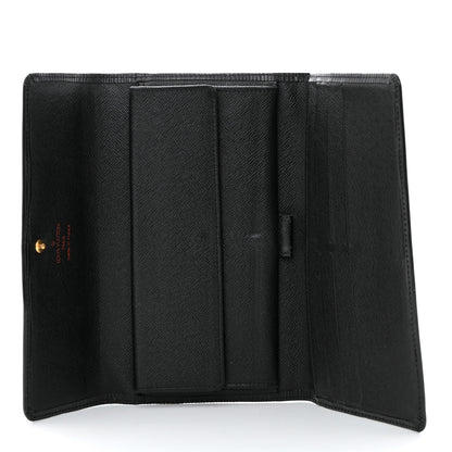 Louis Vuitton Epi Porte Tresor International Wallet Black 5 of 8