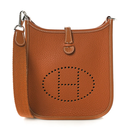 Hermes Taurillon Clemence Evelyne TPM Gold 1 of 11