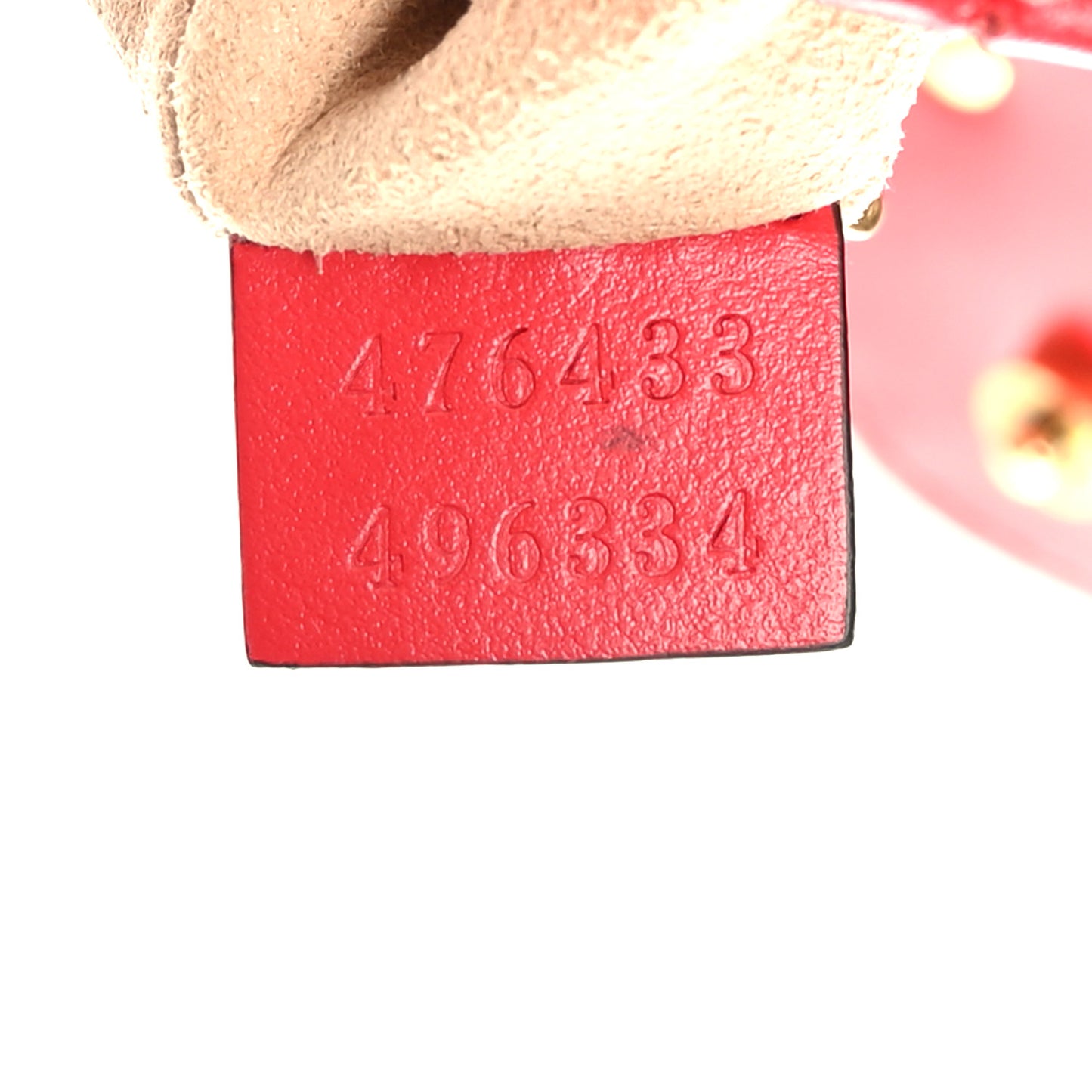 Calfskin Matelasse Super Mini GG Marmont Shoulder Bag Hibiscus Red