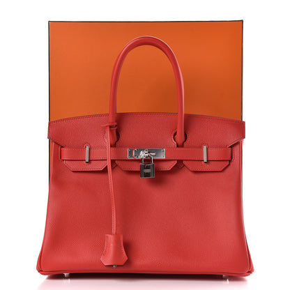 Hermes Epsom Birkin 30 Rouge Tomate 34 of 34
