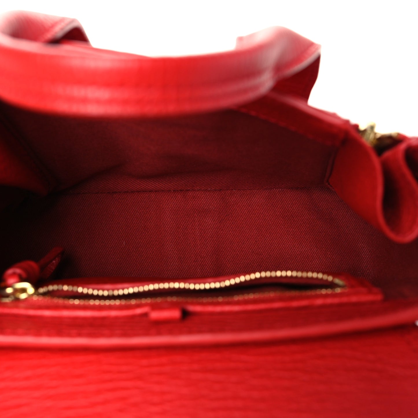 Textured Calfskin Mini Pashli Satchel Red