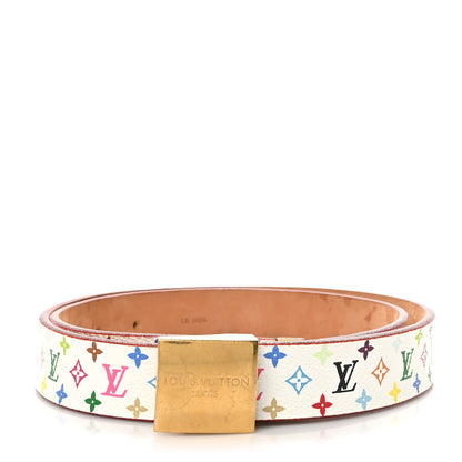 Louis Vuitton Monogram Multicolor Belt 90 36 White 1 of 8
